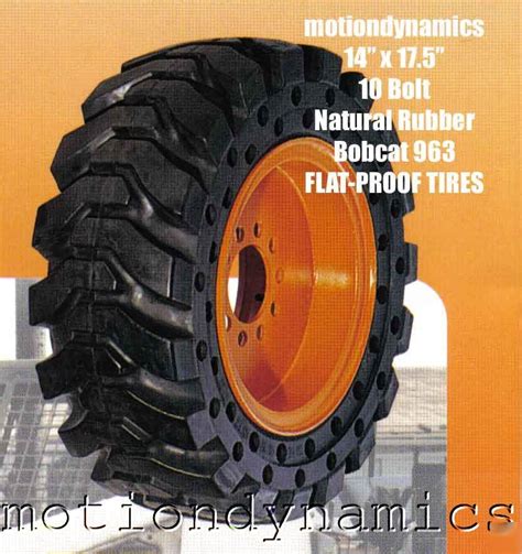 flat proof tires for bobcat skid steer|used bobcat skid steer tires.